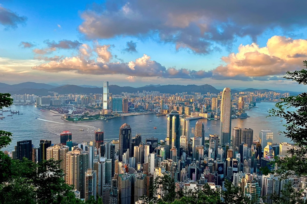 Hong Kong skyline and Victoria Harbour