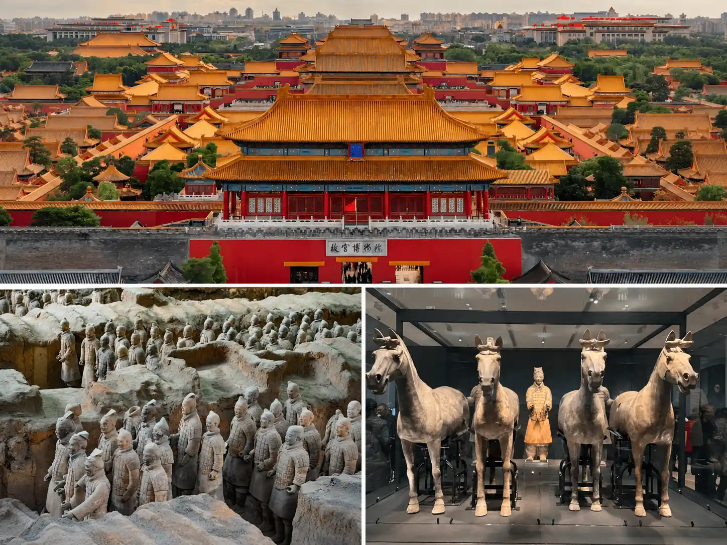 Beijing and Xi’an travel route combining the Great Wall and Terracotta Warriors