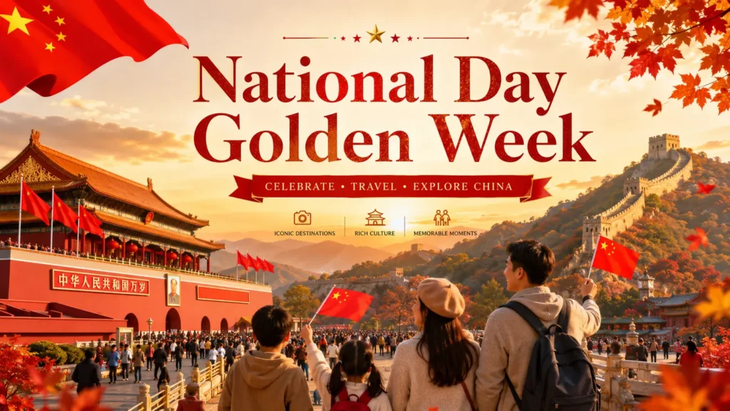 Crowds visiting Beijing during China's National Day Golden Week
