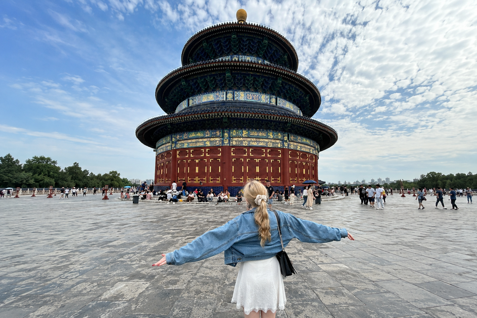 Temple of Heaven in Beijing during a first trip to China