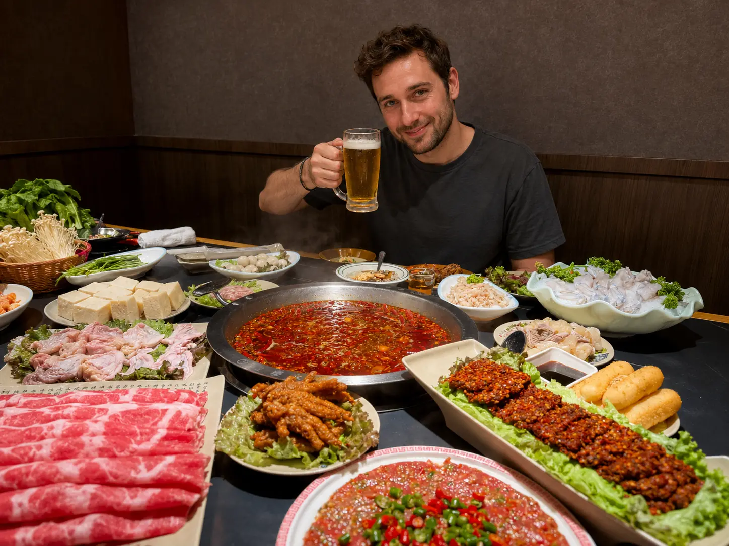 Chongqing hot pot and local food experience