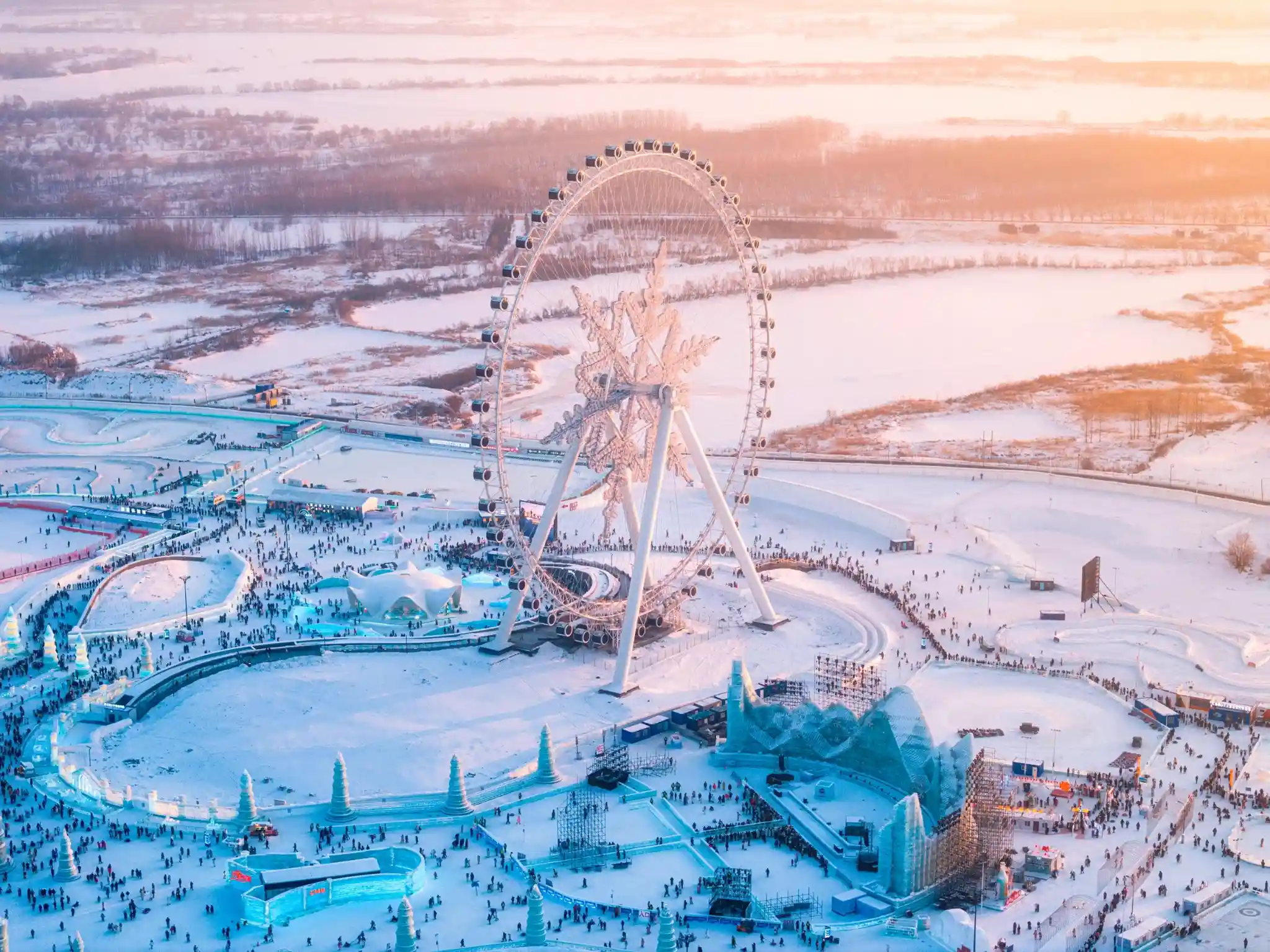 Classic Harbin winter journey with ice and snow attractions