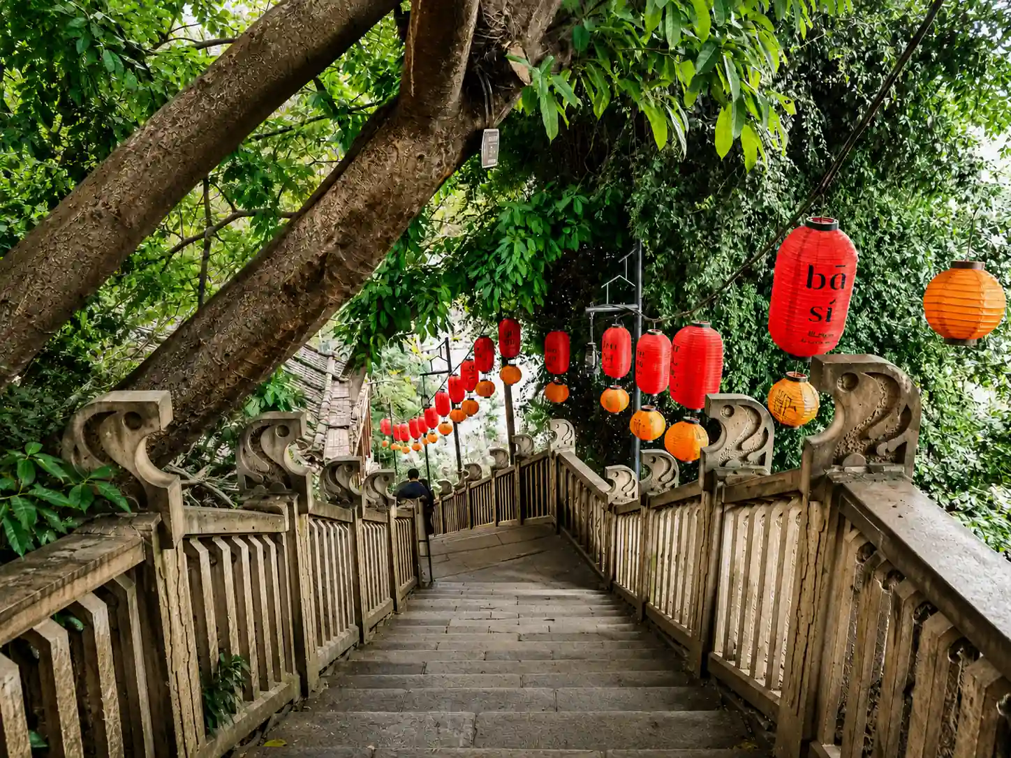 Mountain City Trail hillside walking route in Chongqing