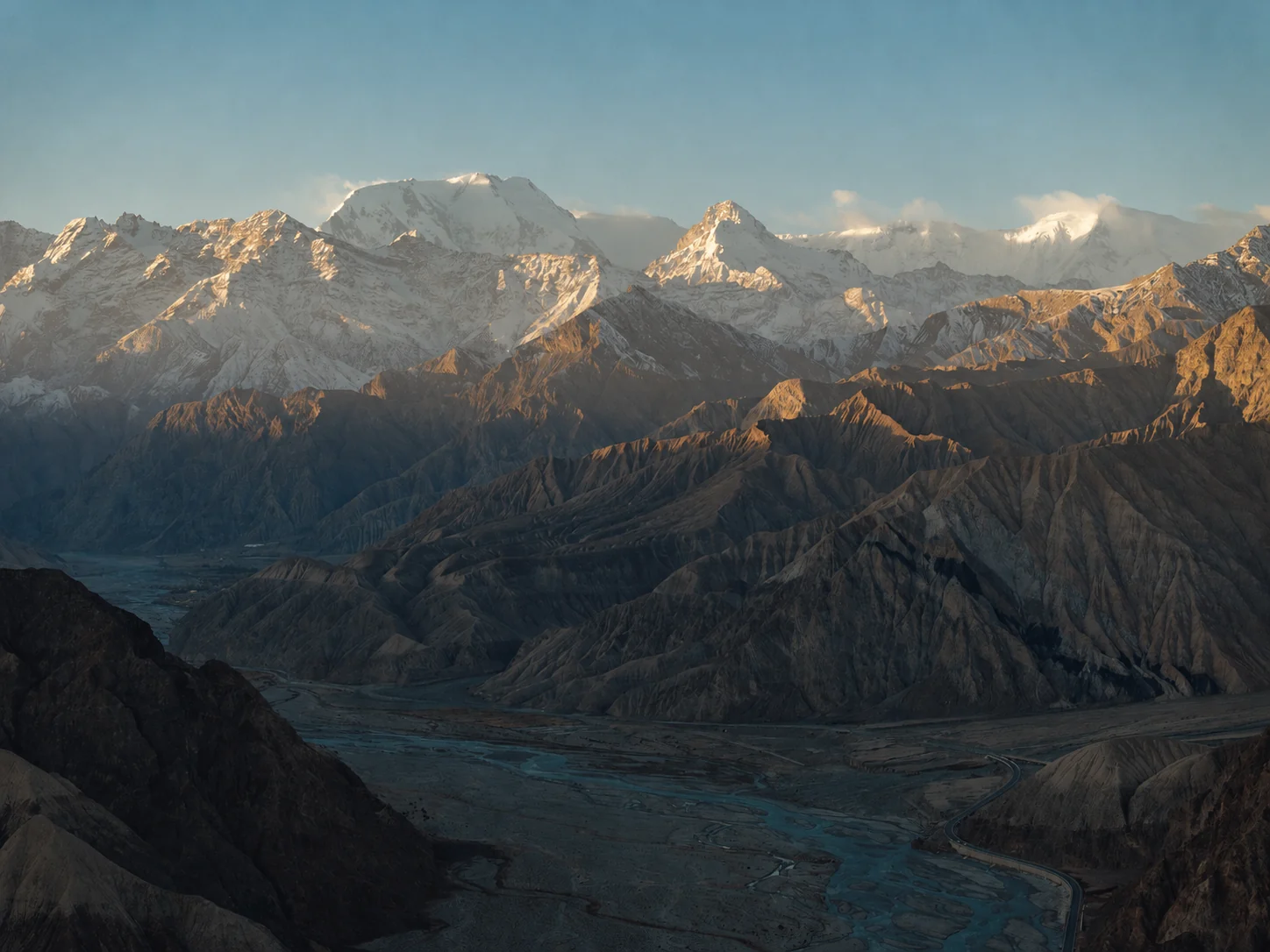 Southern Xinjiang Pamir Mountains and high-altitude landscape