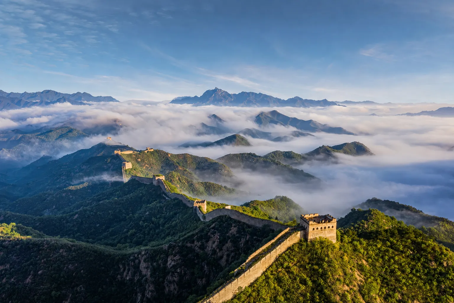 Jinshanling Great Wall hiking section