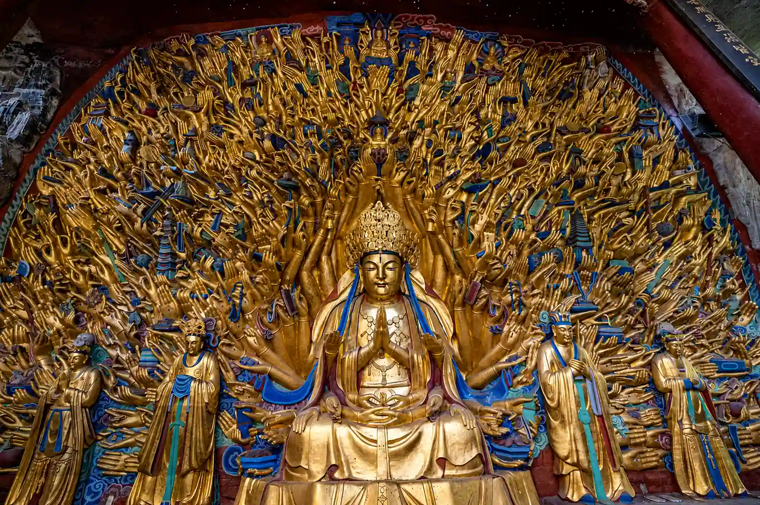 Dazu Rock Carvings cultural heritage site near Chongqing
