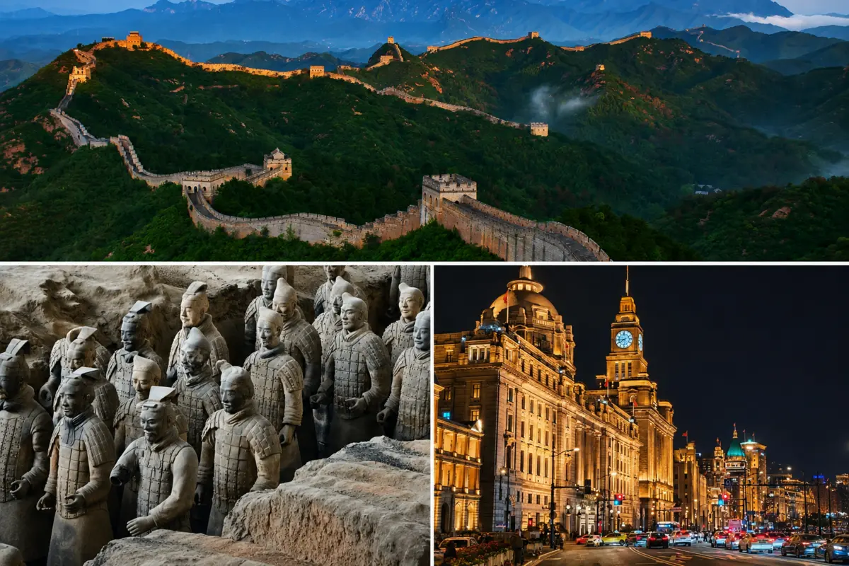 Great Wall, Terracotta Warriors and Shanghai Bund on a classic China itinerary