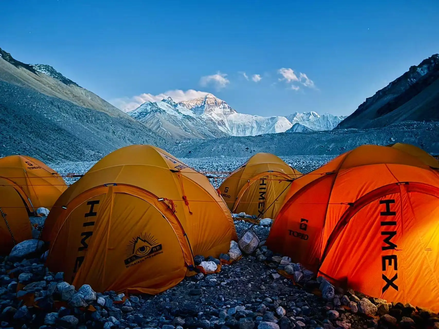 High altitude accommodation near Everest Base Camp in Tibet