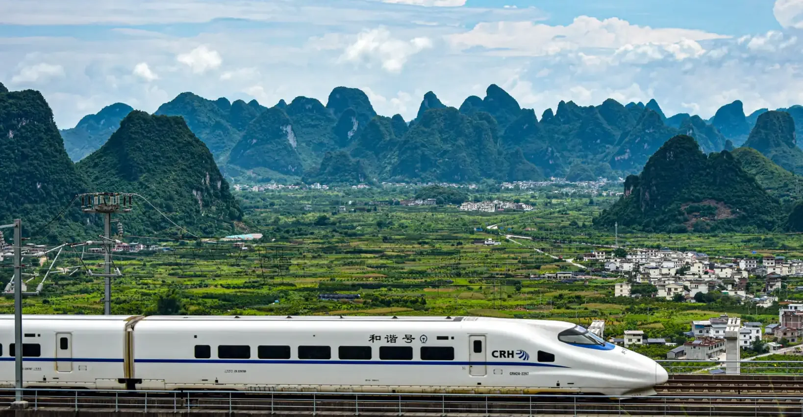 High-speed railway transportation serving Guilin