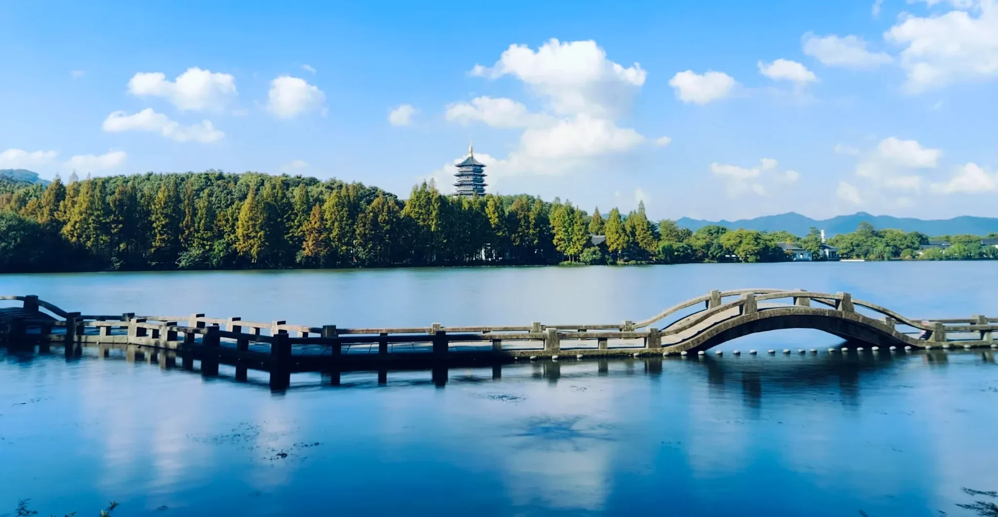 Traditional Jiangnan scenery representing Shanghai Hangzhou and Suzhou cultural travel