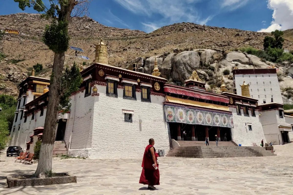 Tibetan Buddhist monastery in Lhasa Tibet