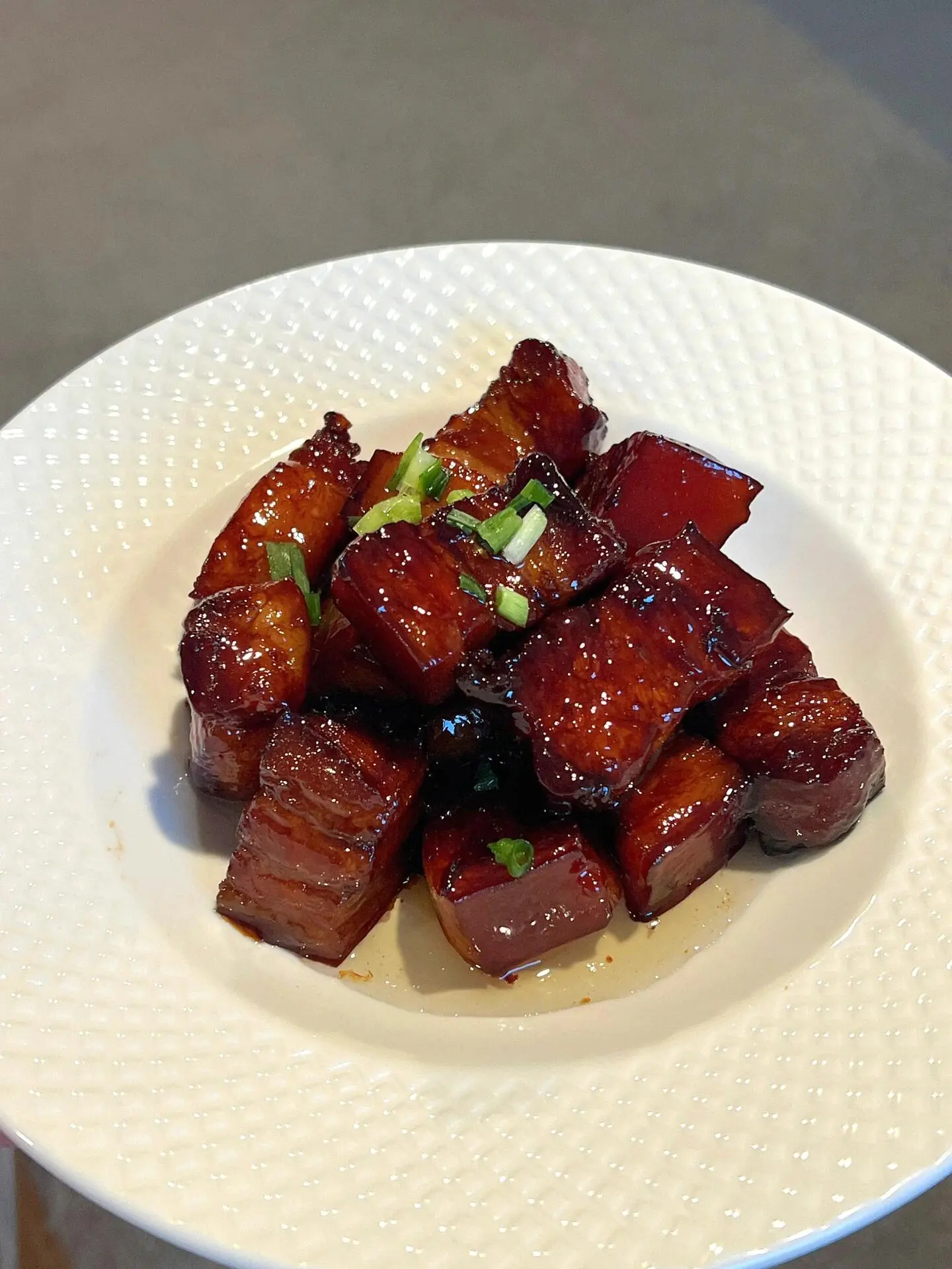 Shanghai-style red-braised pork hong shao rou