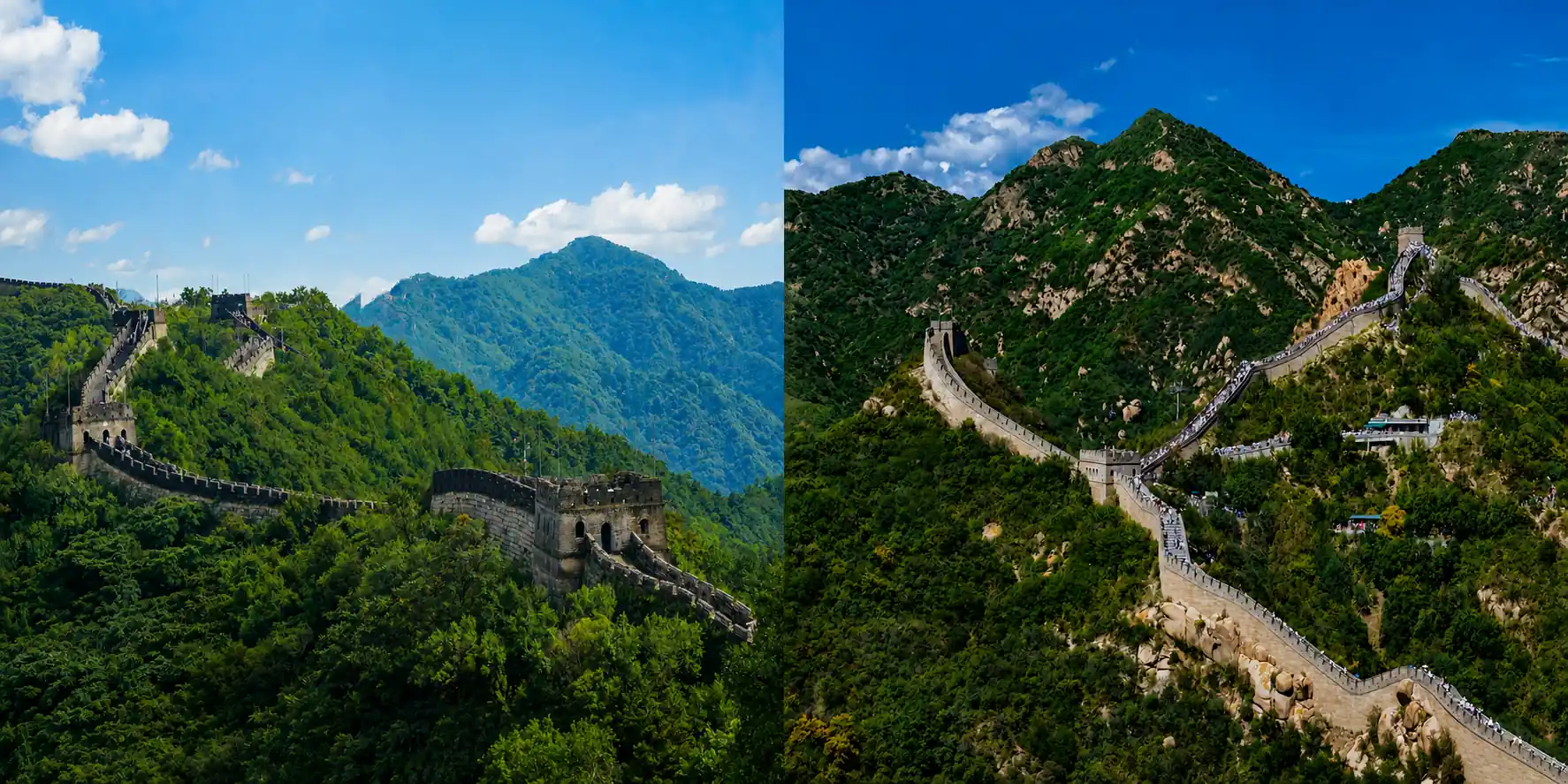 Mutianyu vs Badaling Great Wall comparison