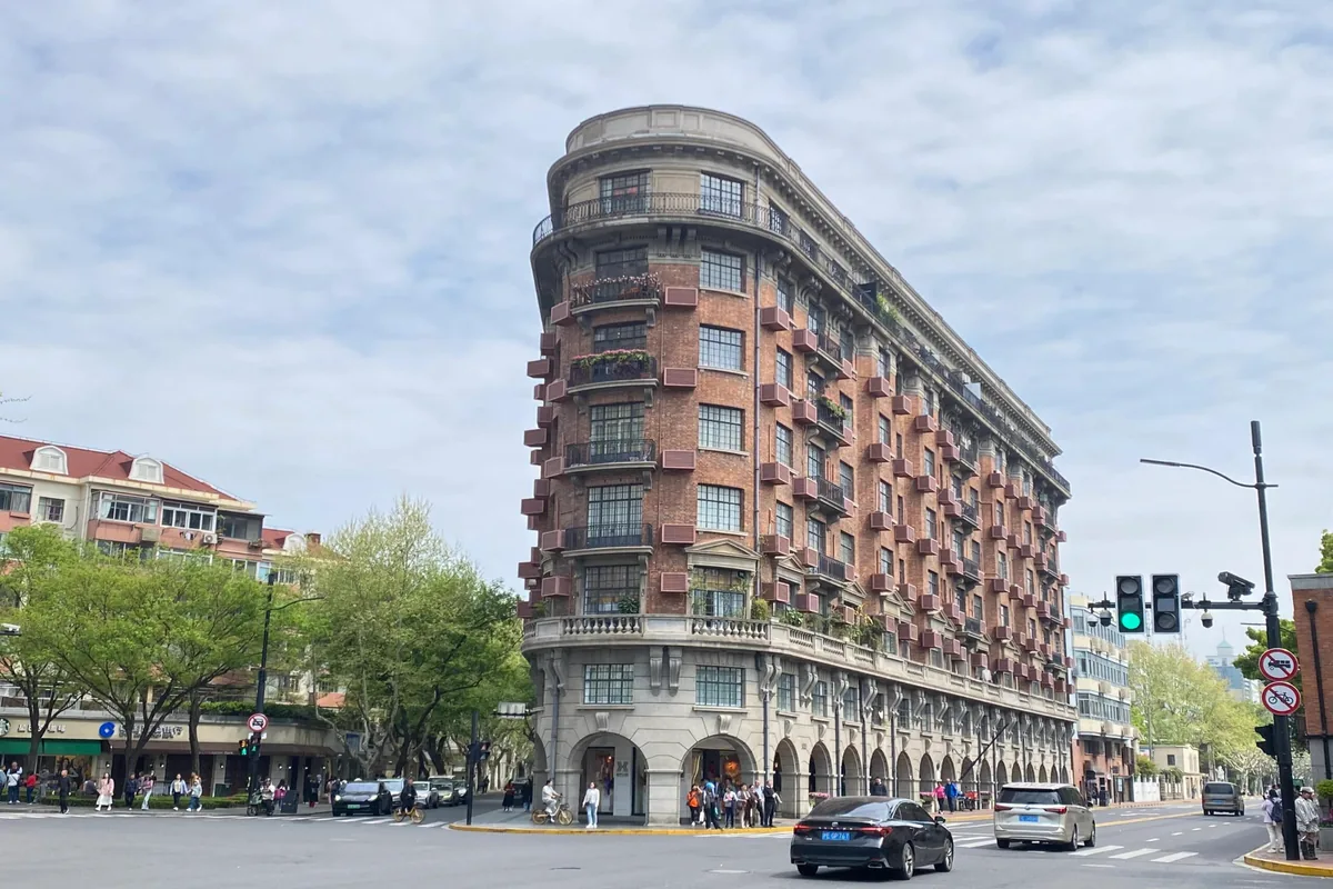 Historic streets and architecture around Wukang Road and the Former French Concession in Shanghai