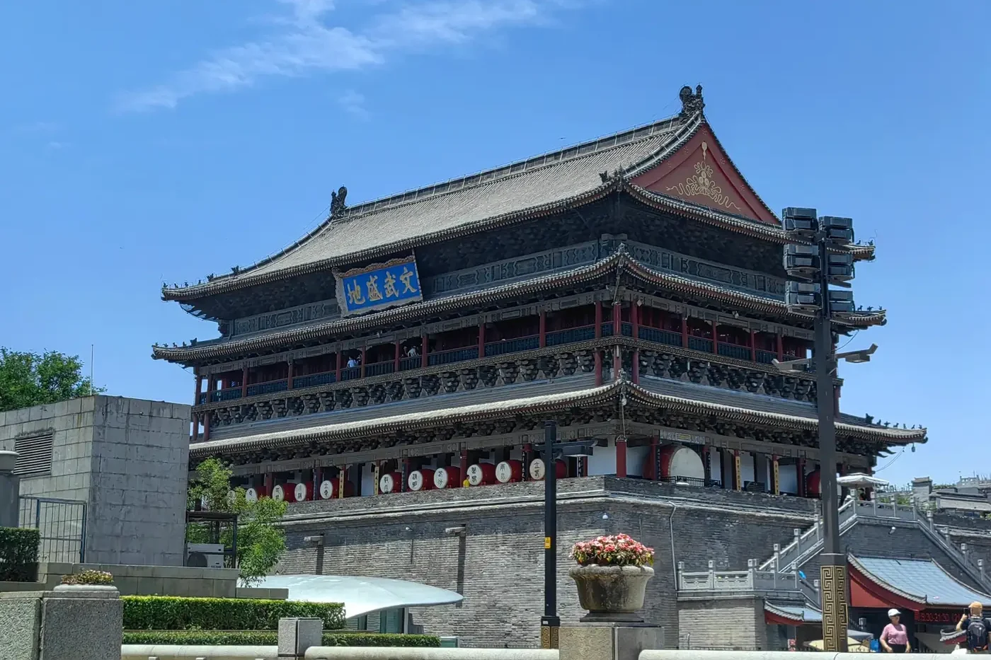Xi'an Drum Tower in the historic city center