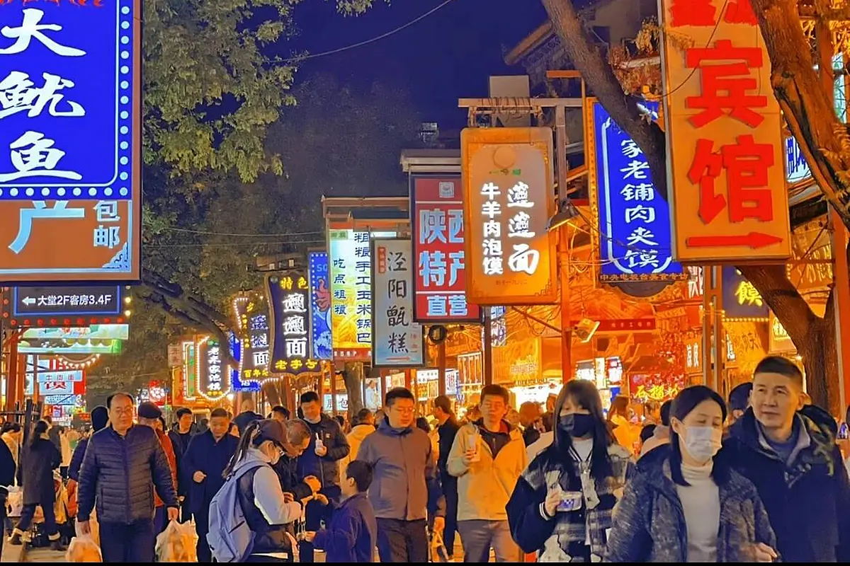 Xi'an Muslim Quarter food streets