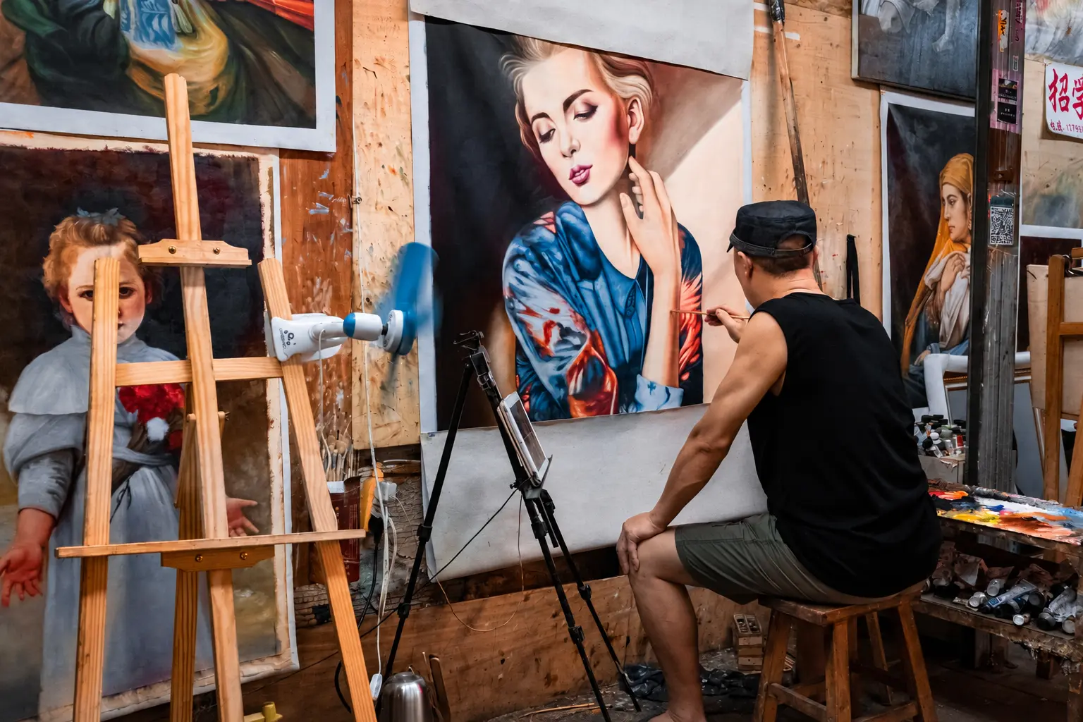 Dafen Oil Painting Village in Shenzhen