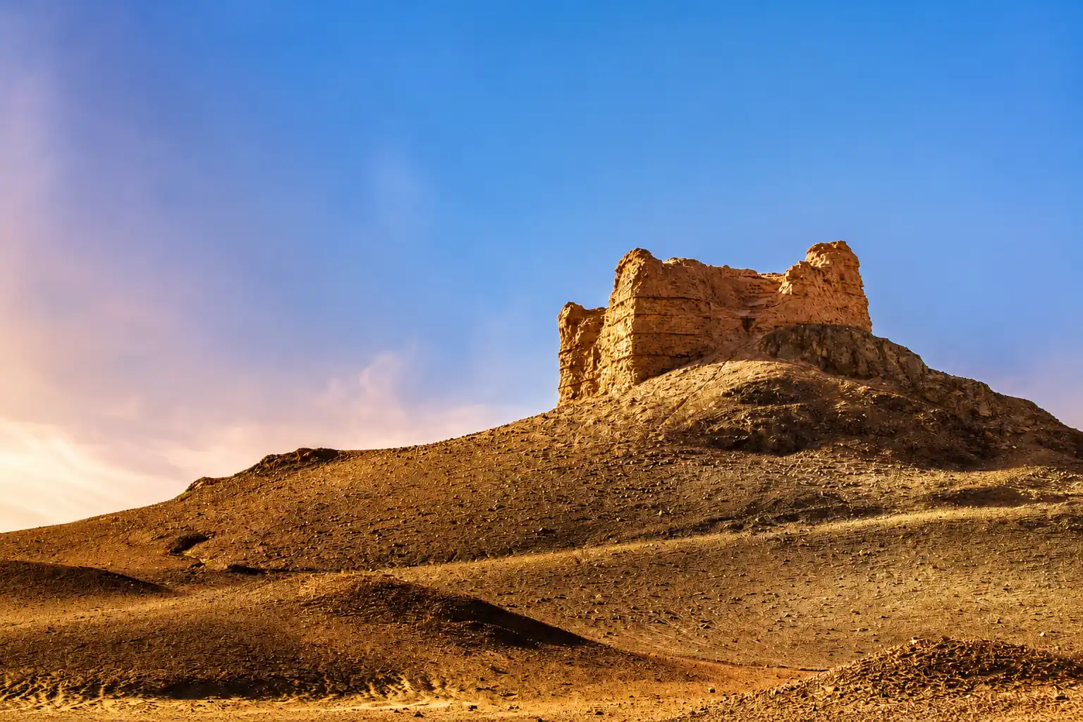 Han Dynasty Great Wall ruins near Dunhuang