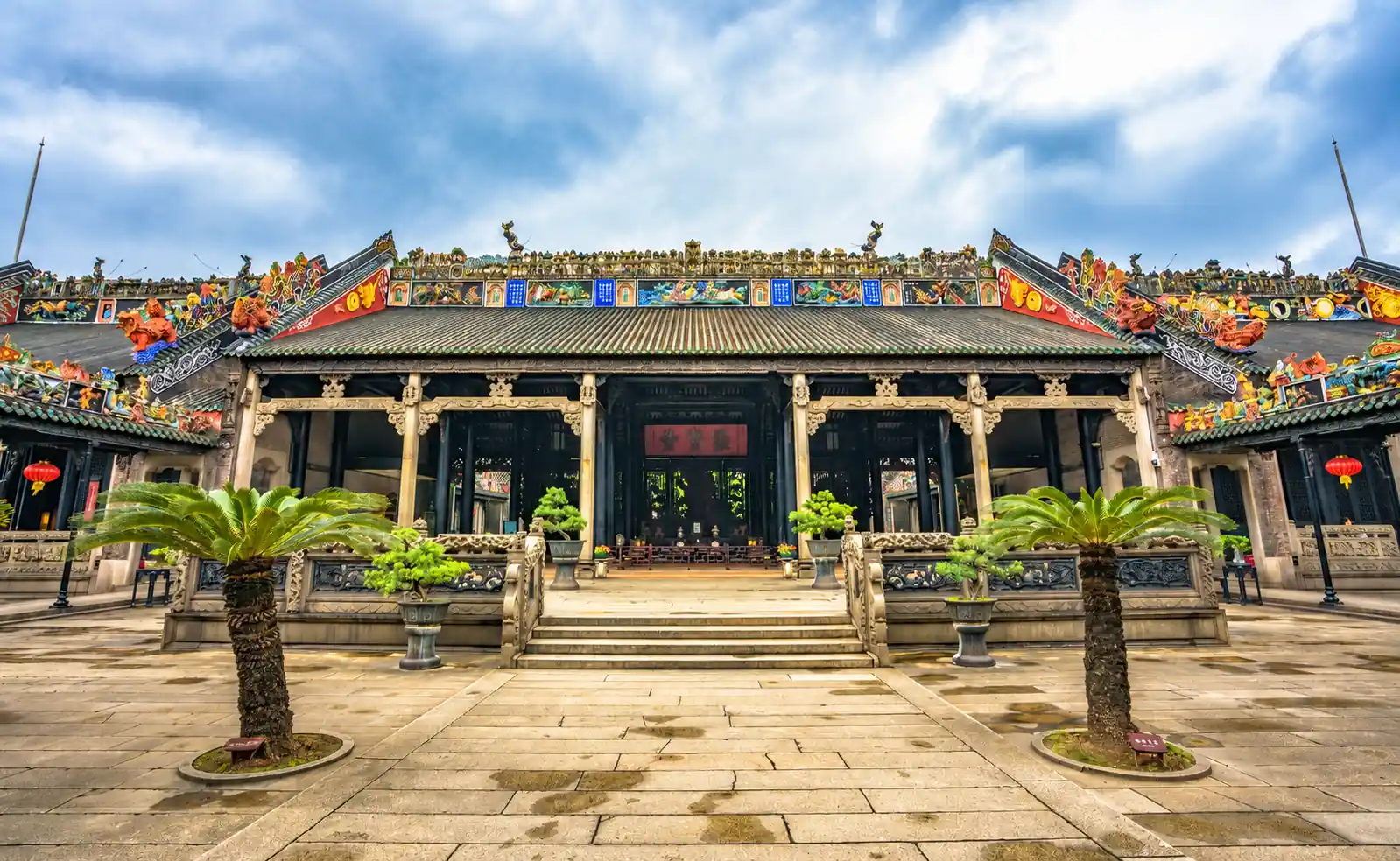 Chen Clan Ancestral Hall with traditional Lingnan architecture in Guangzhou