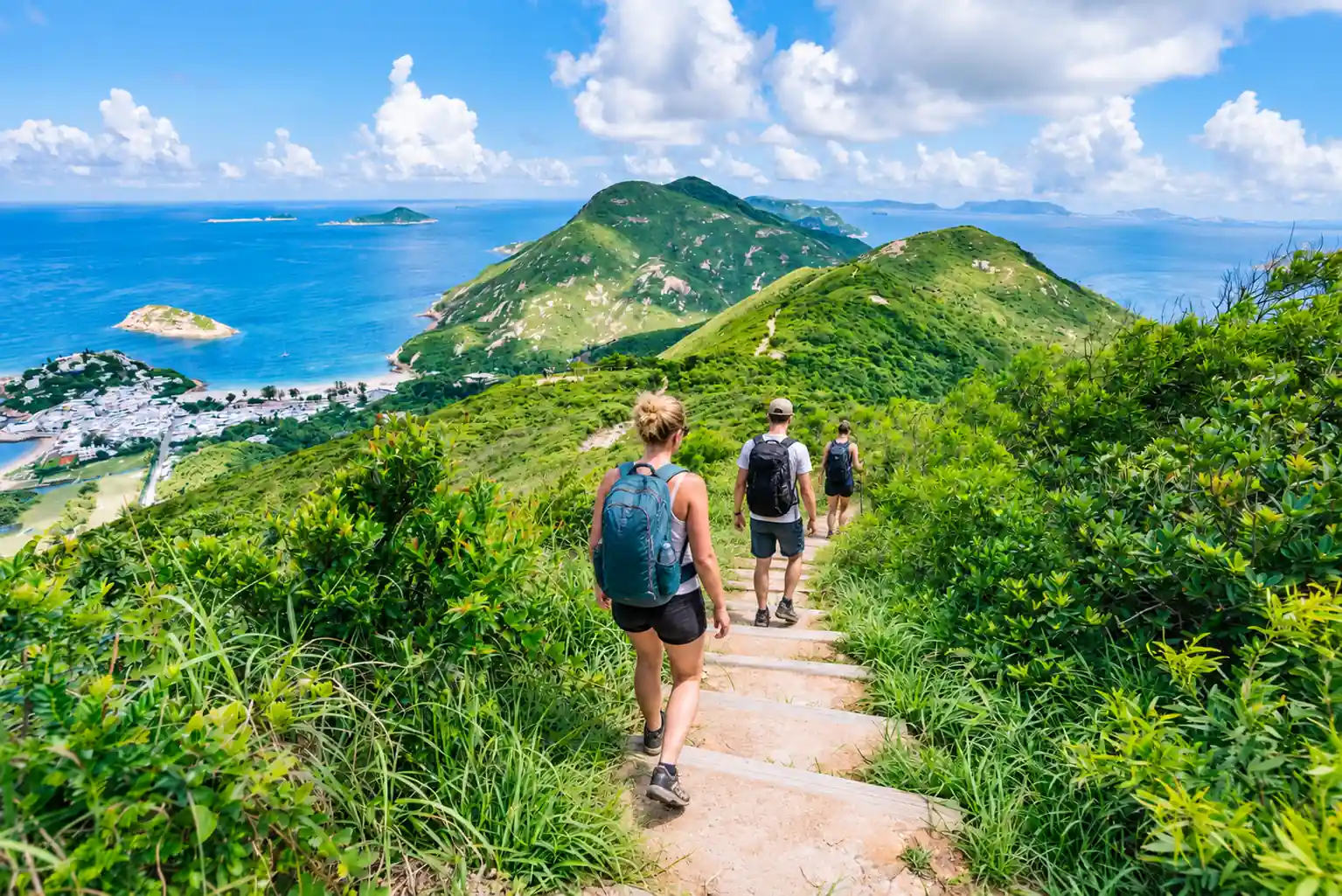 Coastal Hiking Trail in Hong Kong
