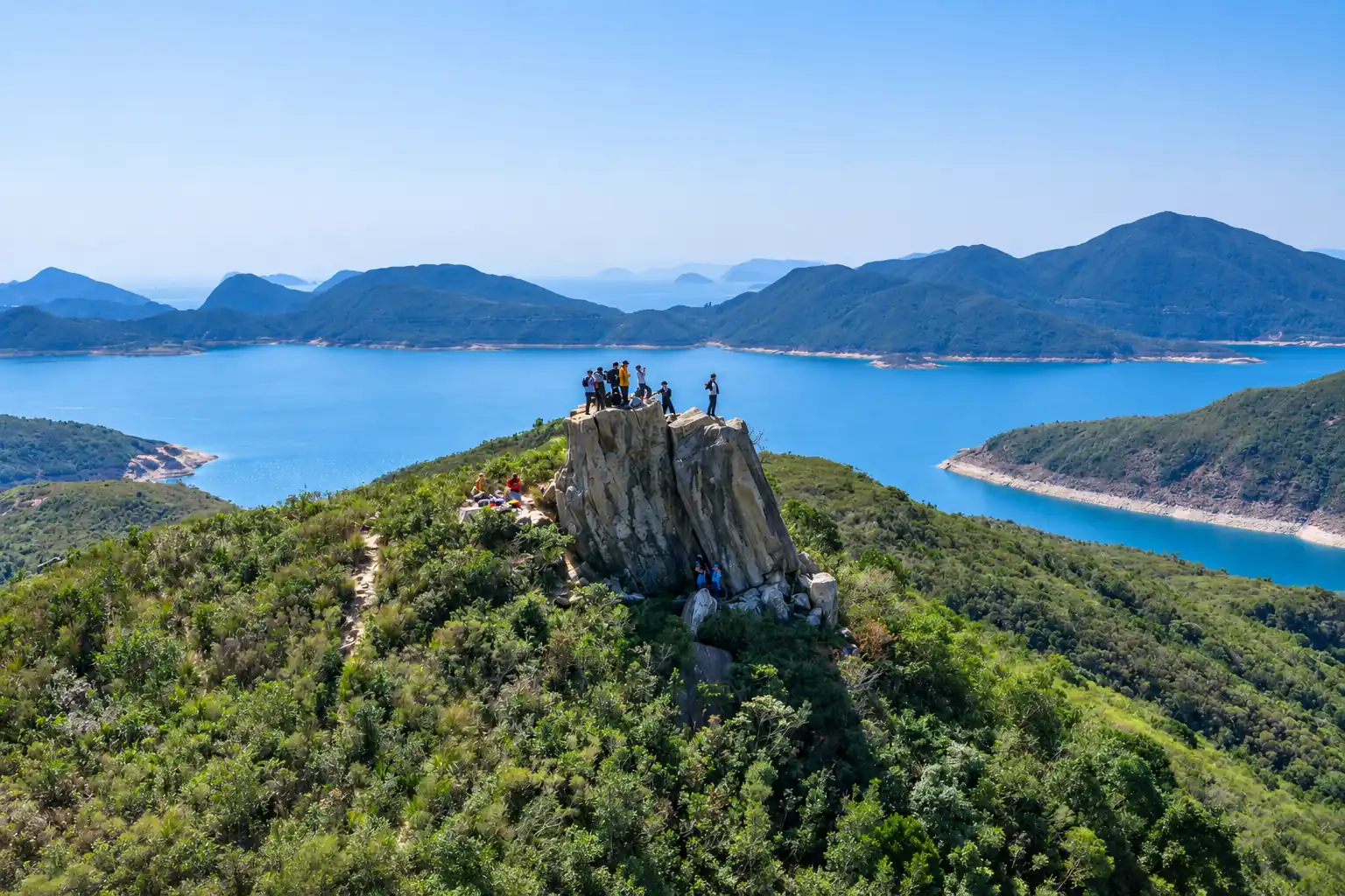 Coastal hiking scenery in Hong Kong