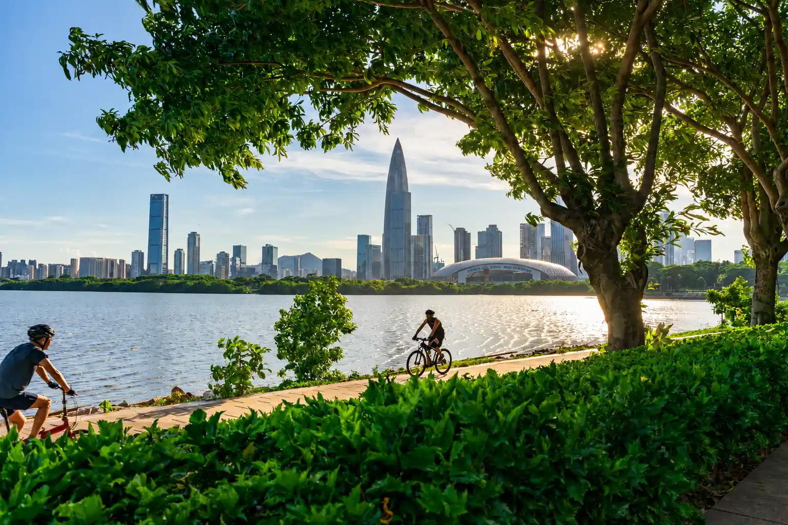 Shenzhen Bay Park waterfront in Shenzhen