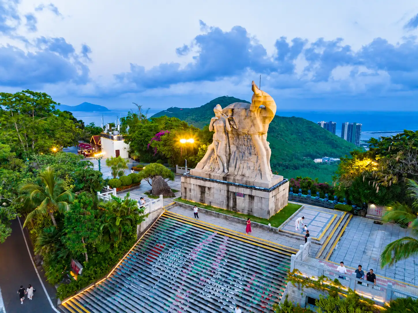Deer Turning Head monument at Luhuitou Scenic Area in Sanya