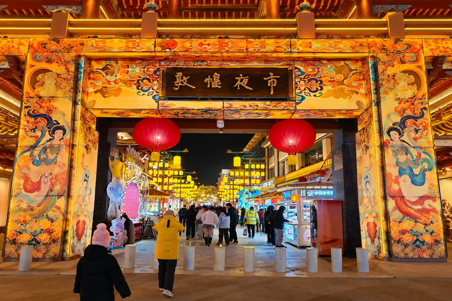 Shazhou Night Market in Dunhuang