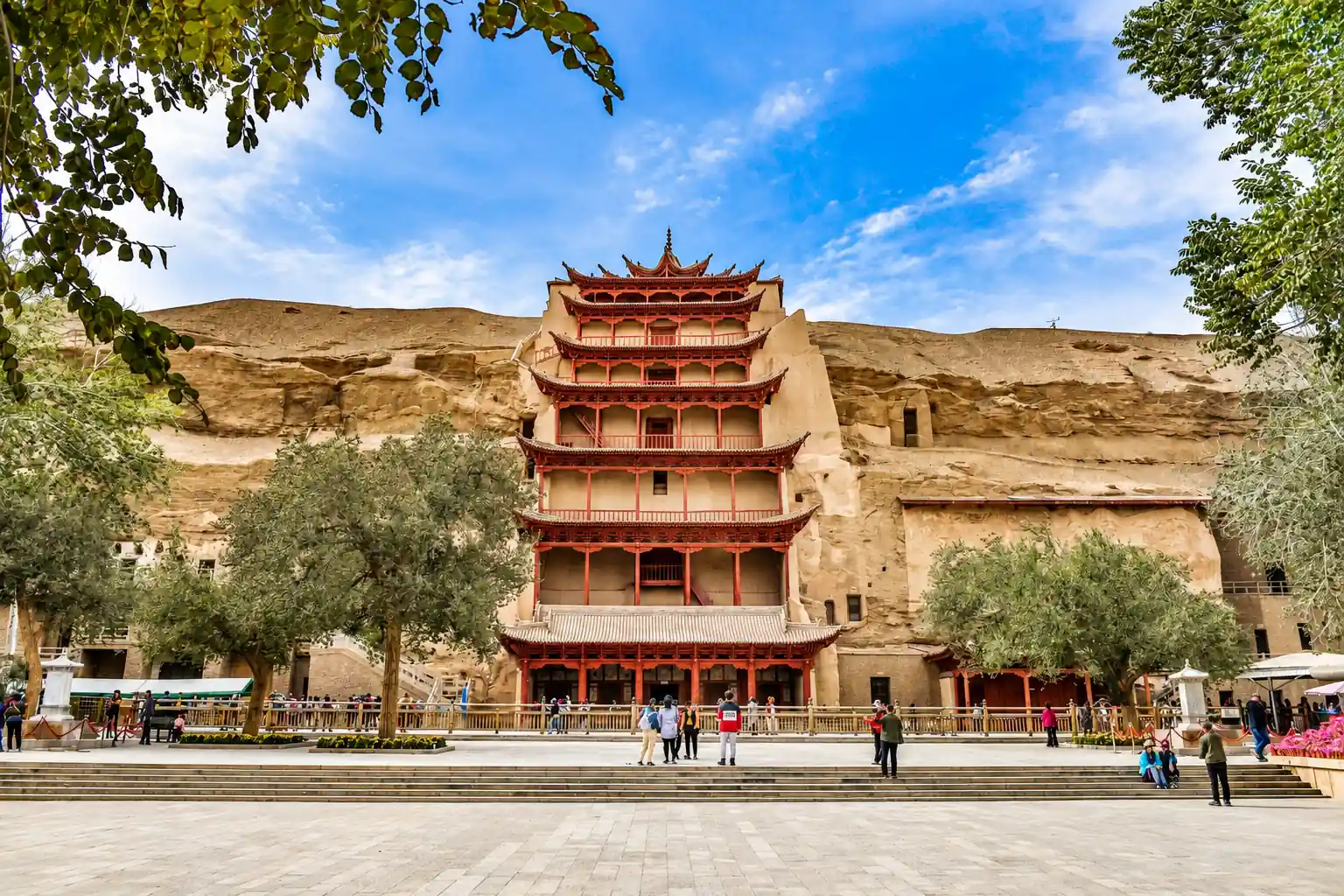 Mogao Caves in Dunhuang