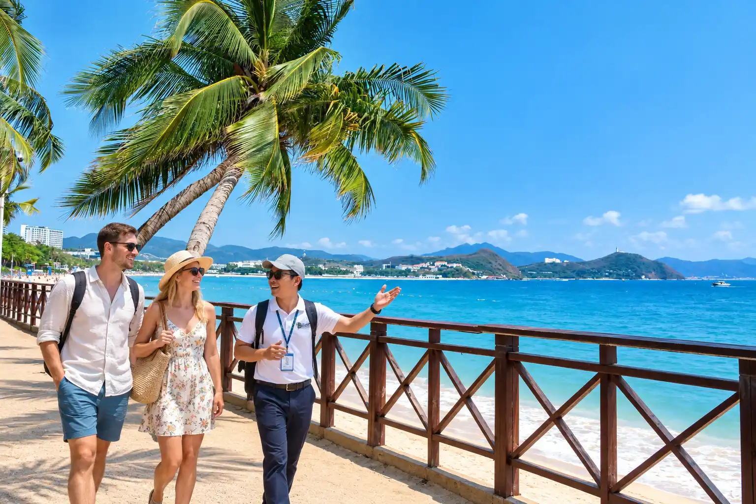 Guided beach tour in Sanya, Hainan