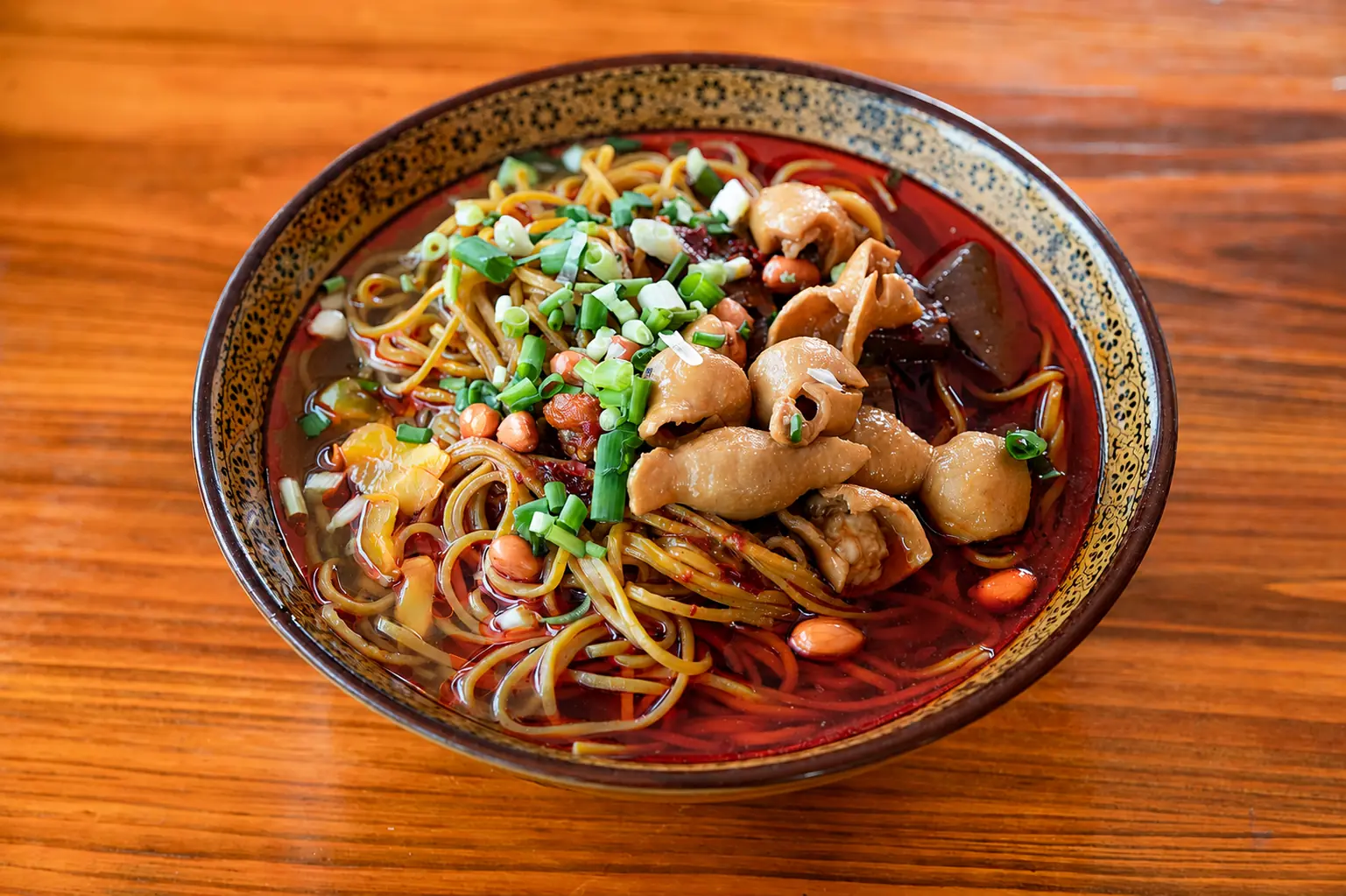 Guizhou Changwang noodles with pork intestine and blood curd