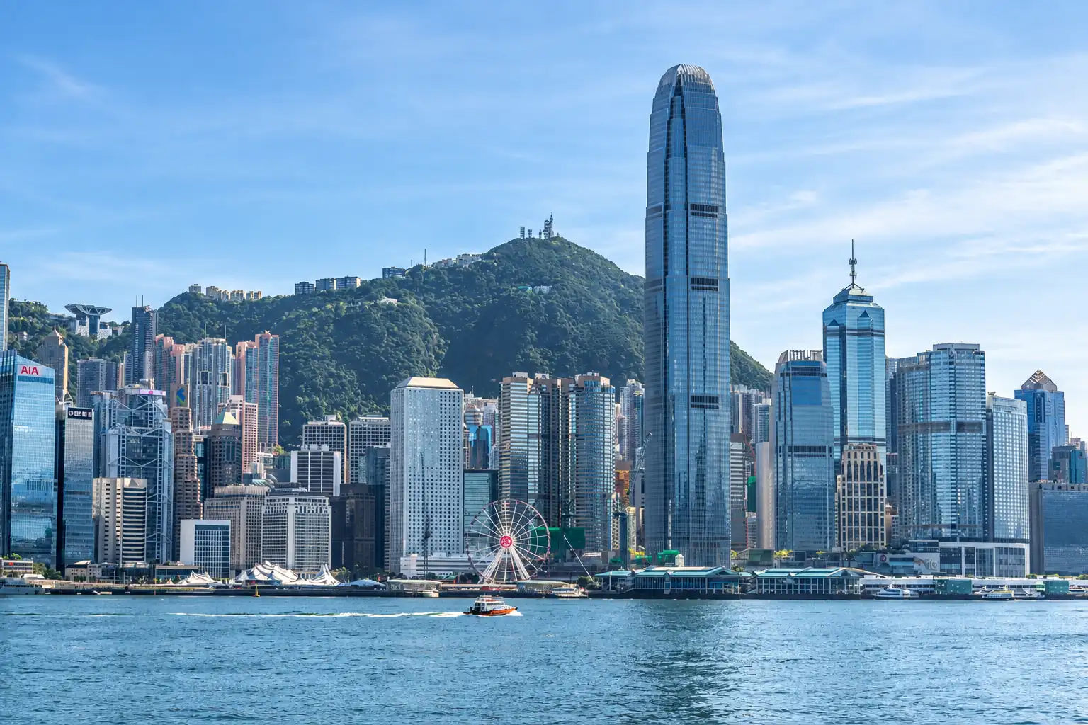 Hong Kong Victoria Harbour Skyline
