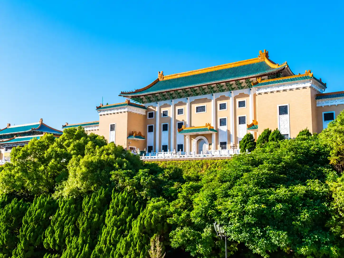 National Palace Museum building in Taipei Taiwan