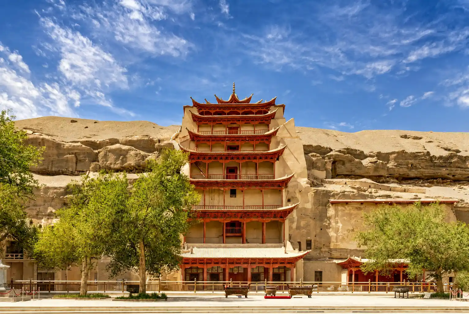 Mogao Caves in Dunhuang China