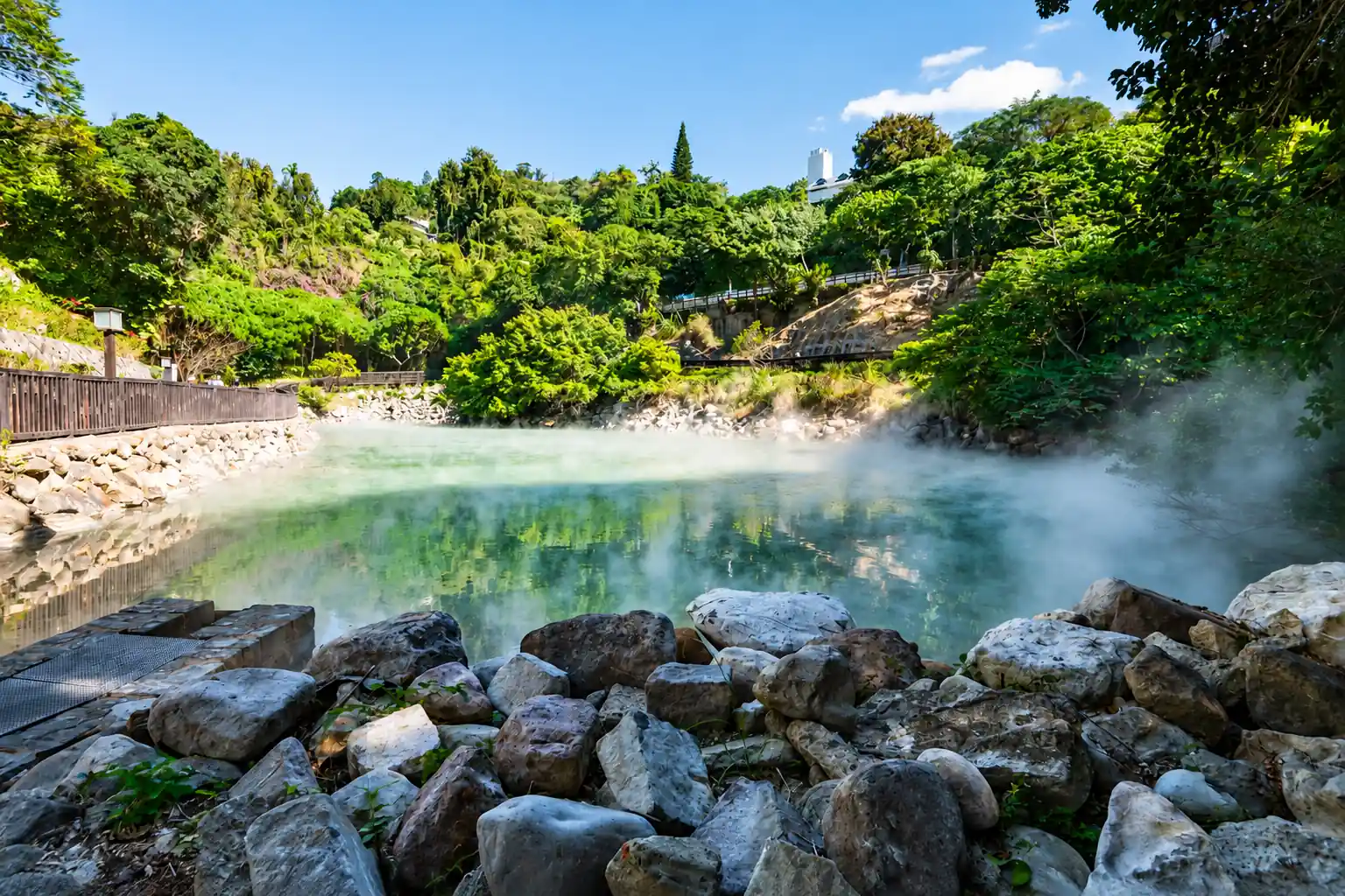 Taiwan hot spring experience in Beitou and Wulai
