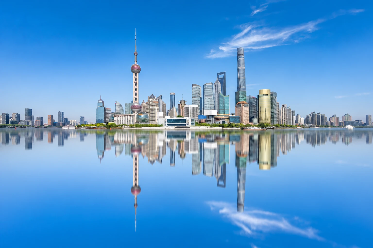 Shanghai skyline and waterfront representing top Shanghai tours