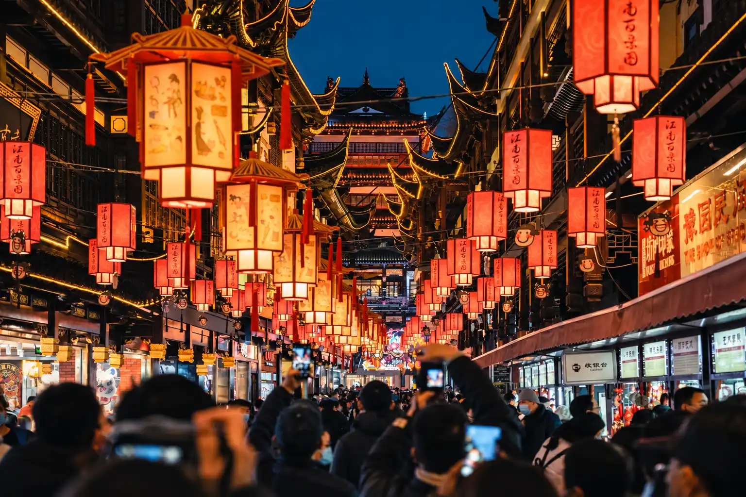 Spring Festival atmosphere during a busy travel period in China