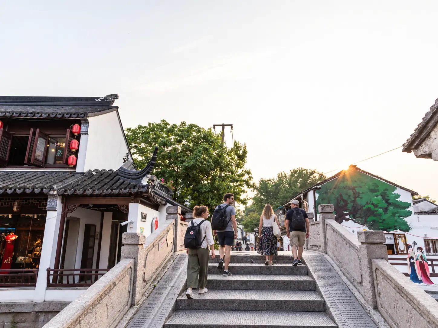 Stone Bridge in Suzhou Old Town