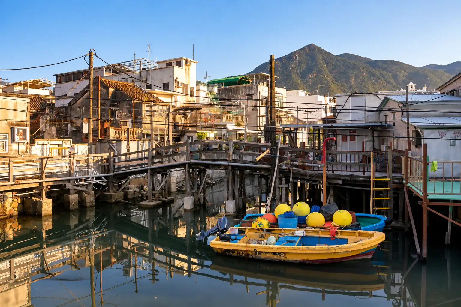 Tai O Fishing Village in Hong Kong