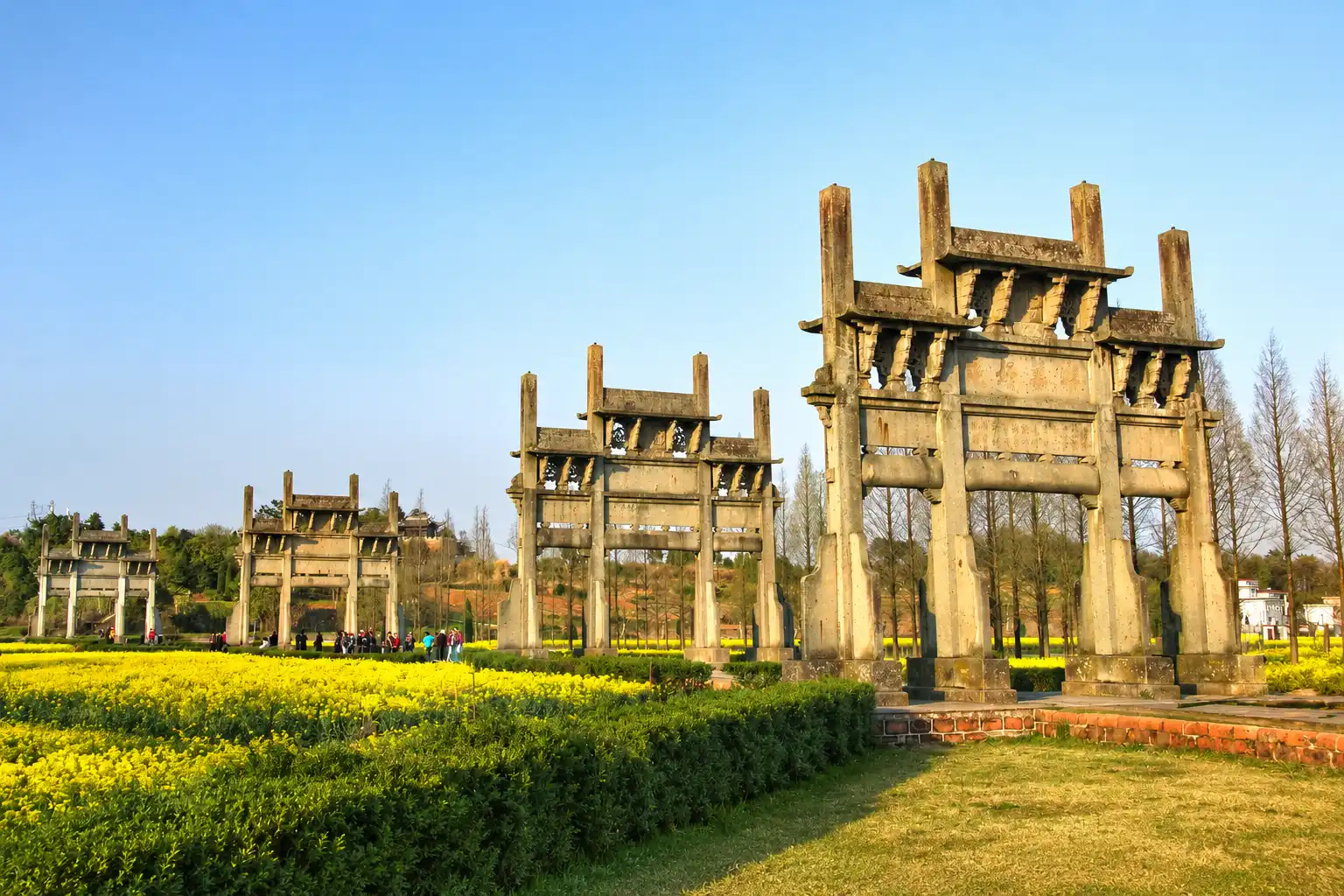Tangyue Memorial Archways near Shexian, Huangshan