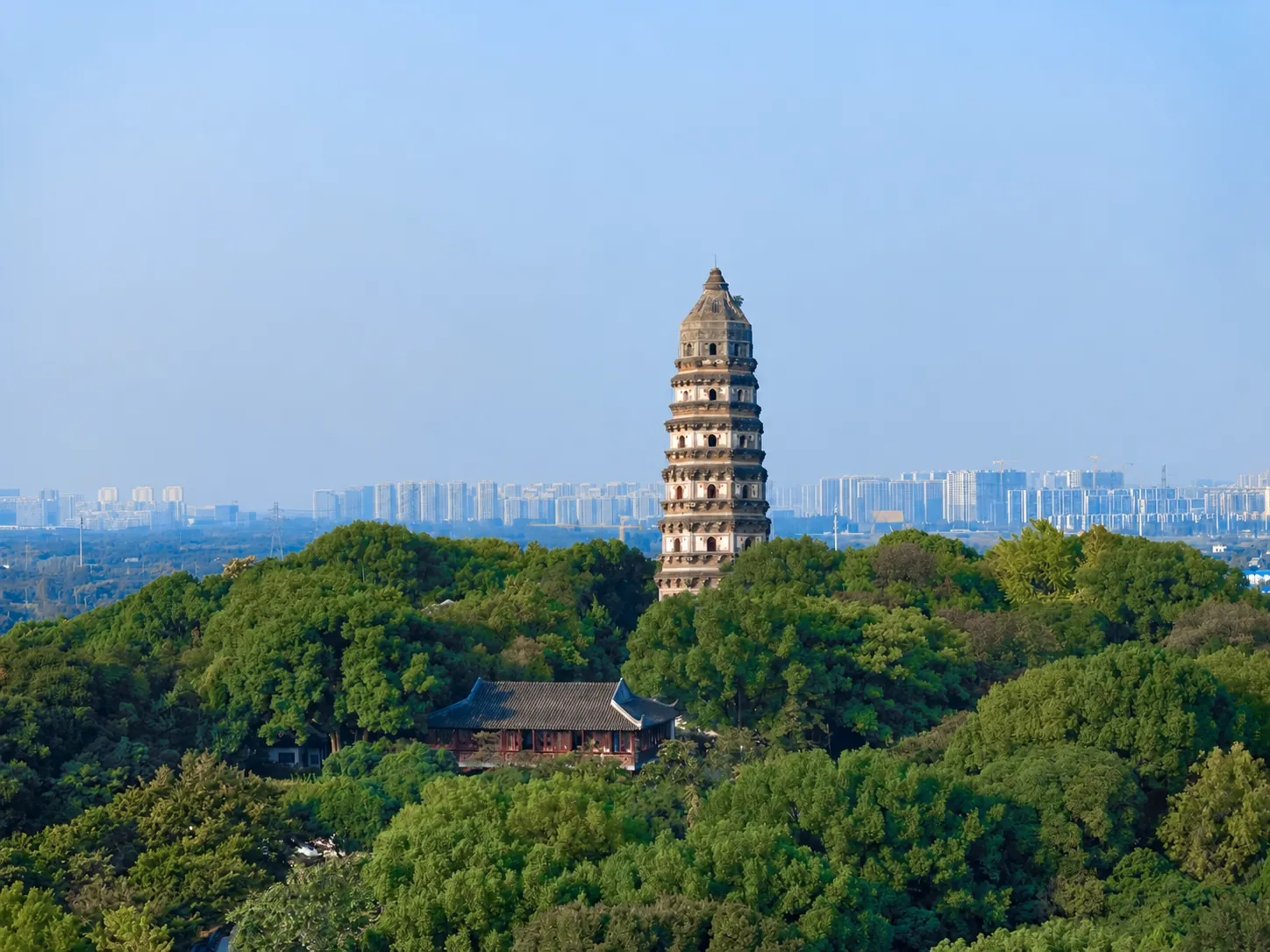 Tiger Hill in Suzhou featuring Yunyan Pagoda and a historic landscaped setting