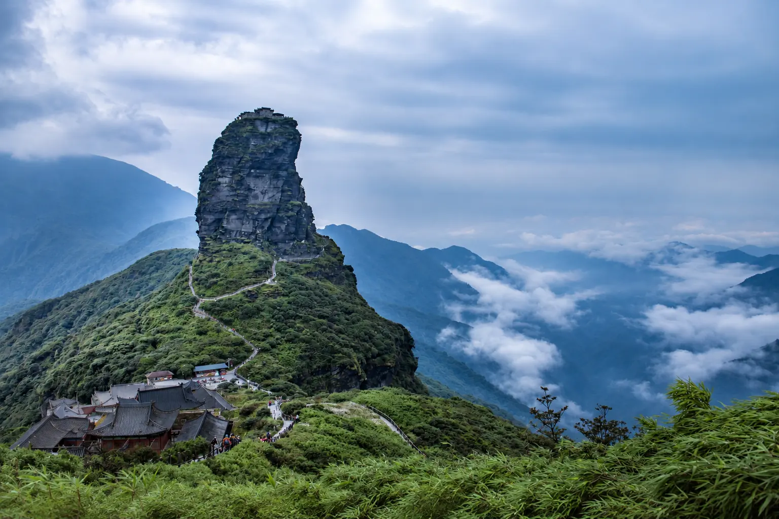 Fanjingshan mountain scenery in Guizhou, China