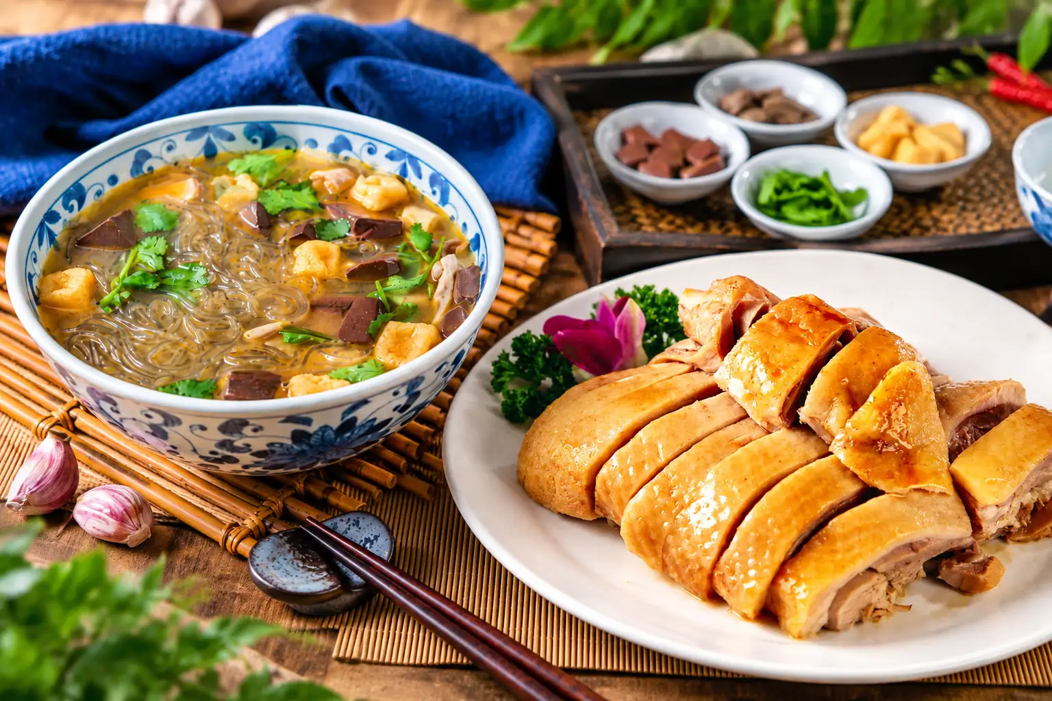 Traditional Nanjing local food and Jinling cuisine