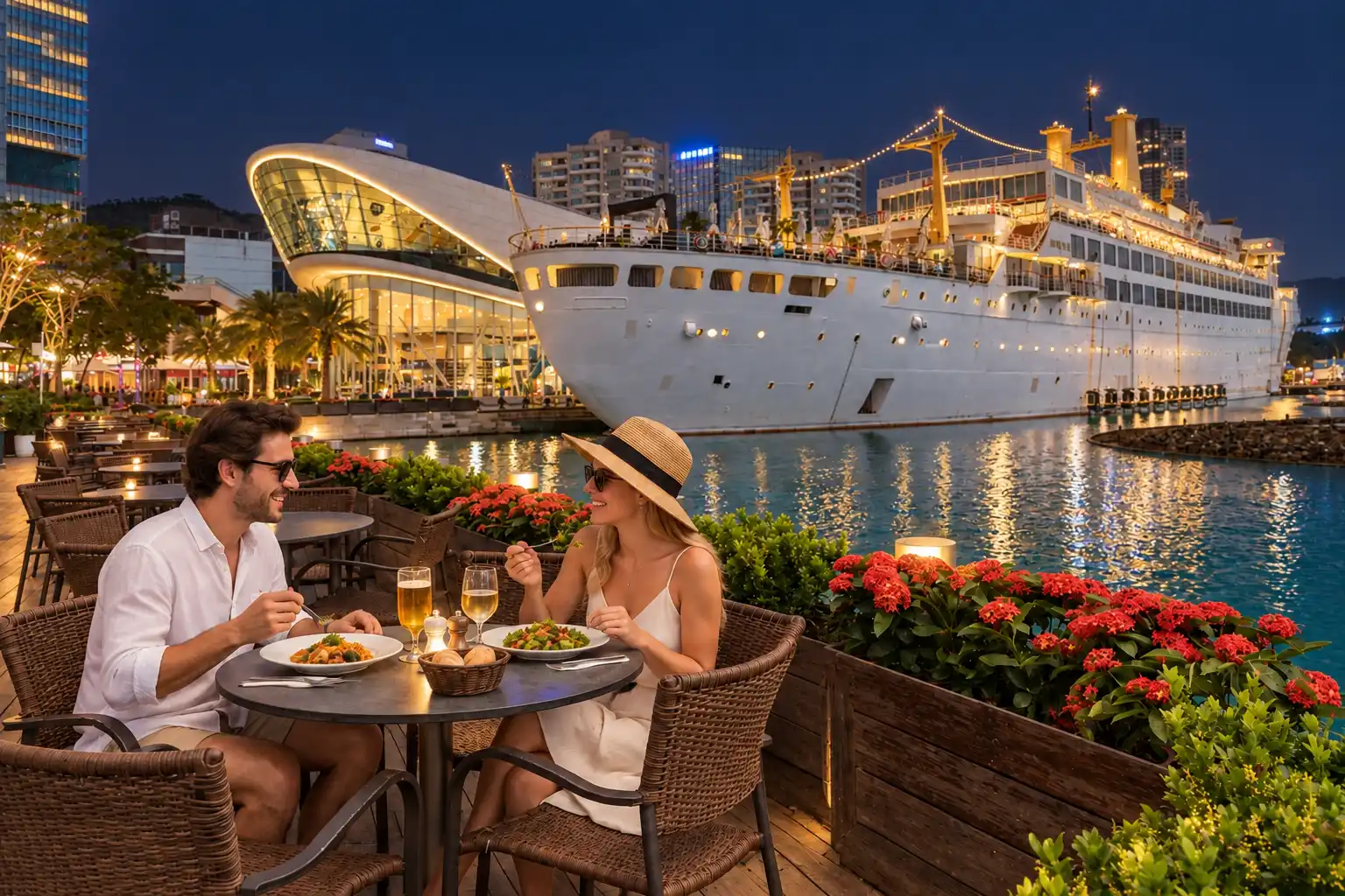 Waterfront Dining at Shekou Sea World