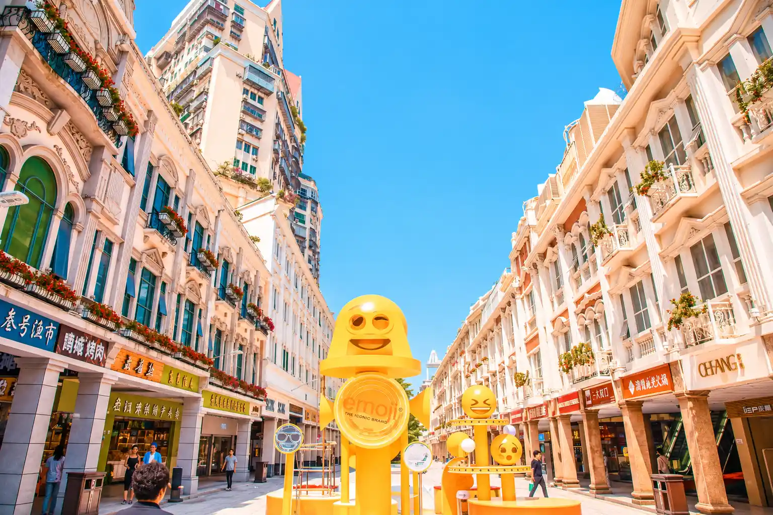 Zhongshan Road historic commercial street in Xiamen