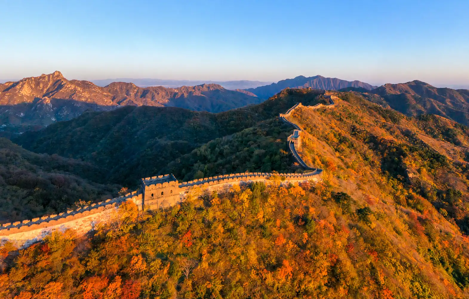 Seasonal travel scenery showing the best times to visit China